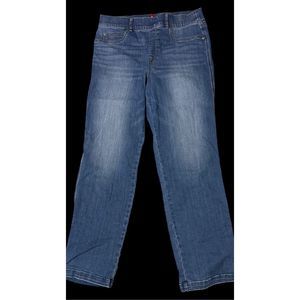 GREAT CONDITION SPANX WOMEN SIZE LARGE Straight Leg Jeans $128.00 COLOR: VINTAGE